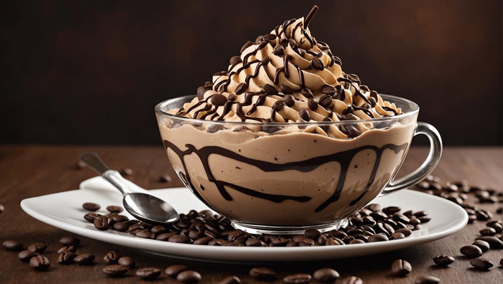 coffee chocolate frozen yogurt delight