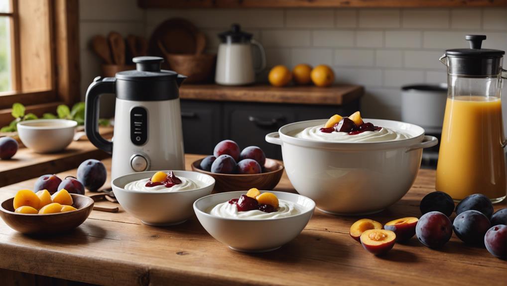 creating creamy yogurt base