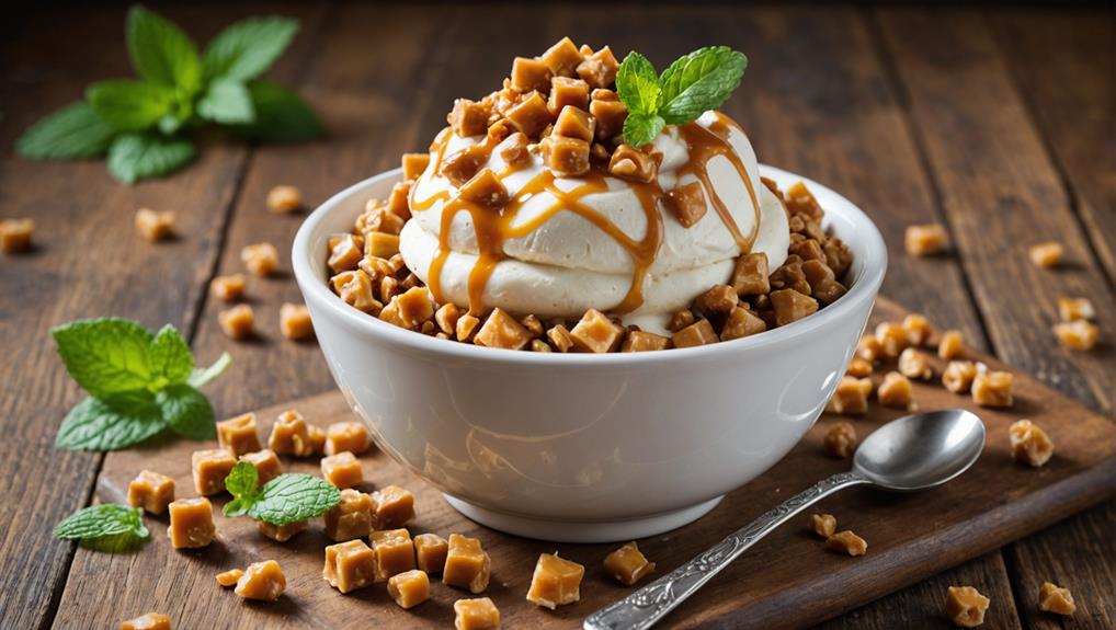 crunchy toffee frozen yogurt