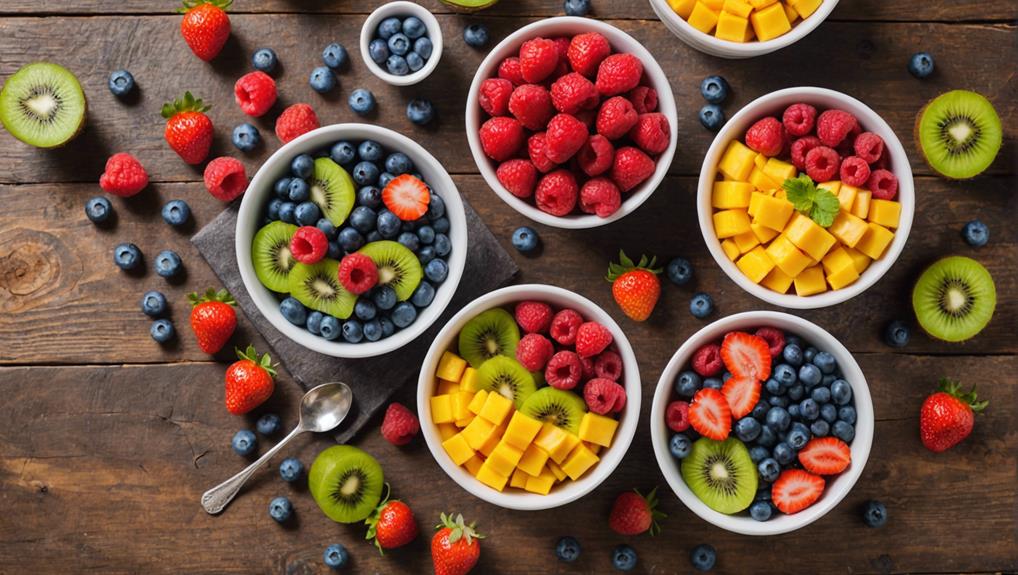 delicious and colorful treats