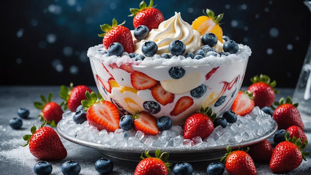 depression in frozen yogurt