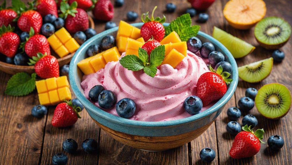 fruit salad with grapes