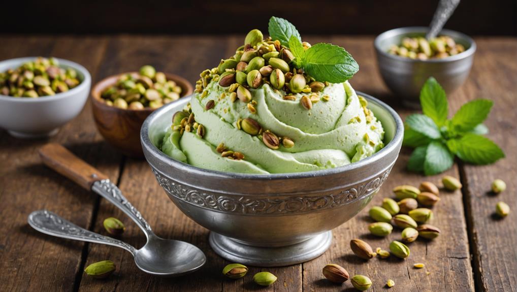 indulgent pistachio frozen delight