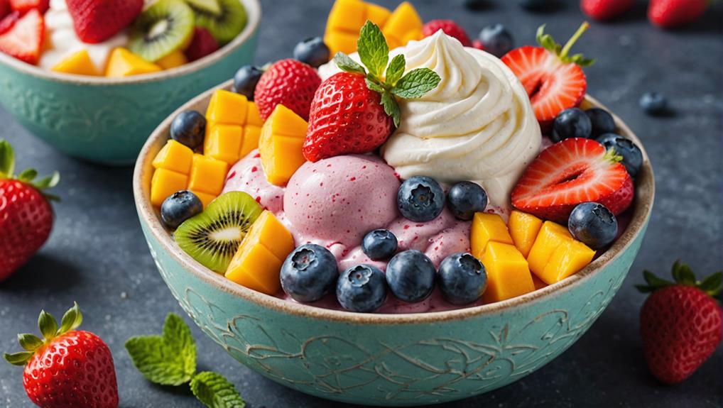 juicy summer fruit selection