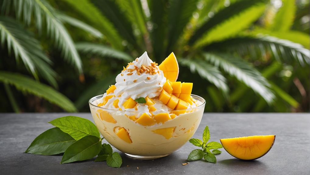 mango yogurt tropical delight