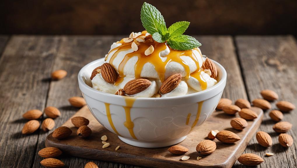 nutty frozen yogurt recipe