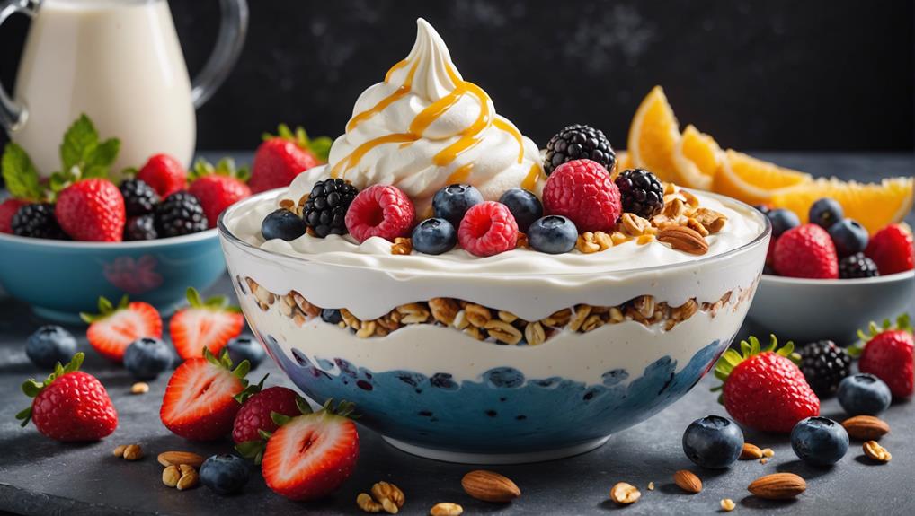 protein packed frozen yogurt option