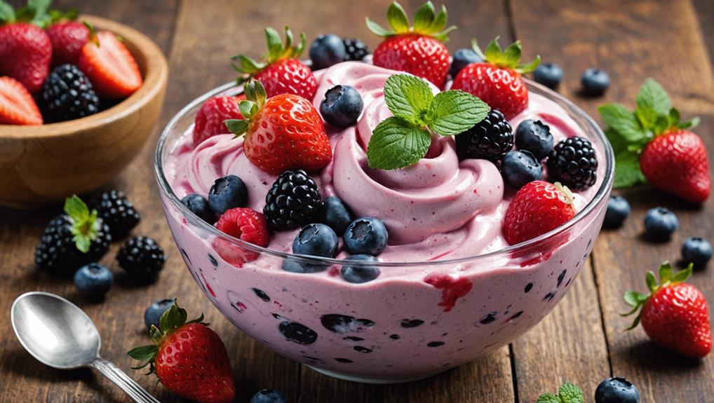 summery frozen yogurt recipe