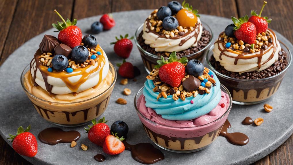 sweet and creamy treats