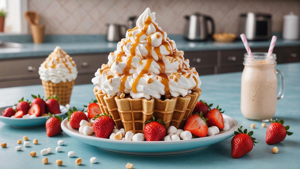 sweet frozen yogurt treat