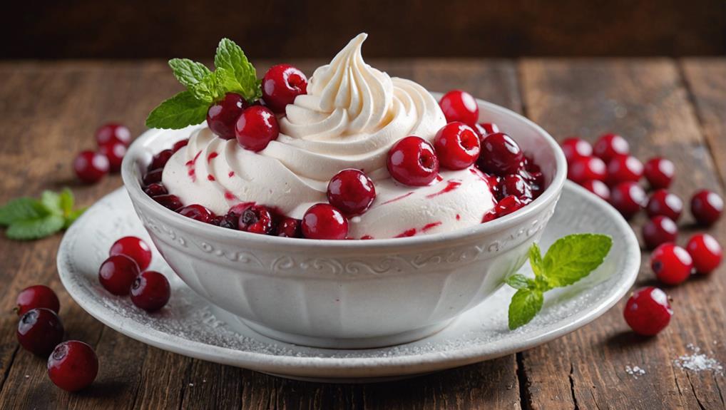 tangy cranberry yogurt delight