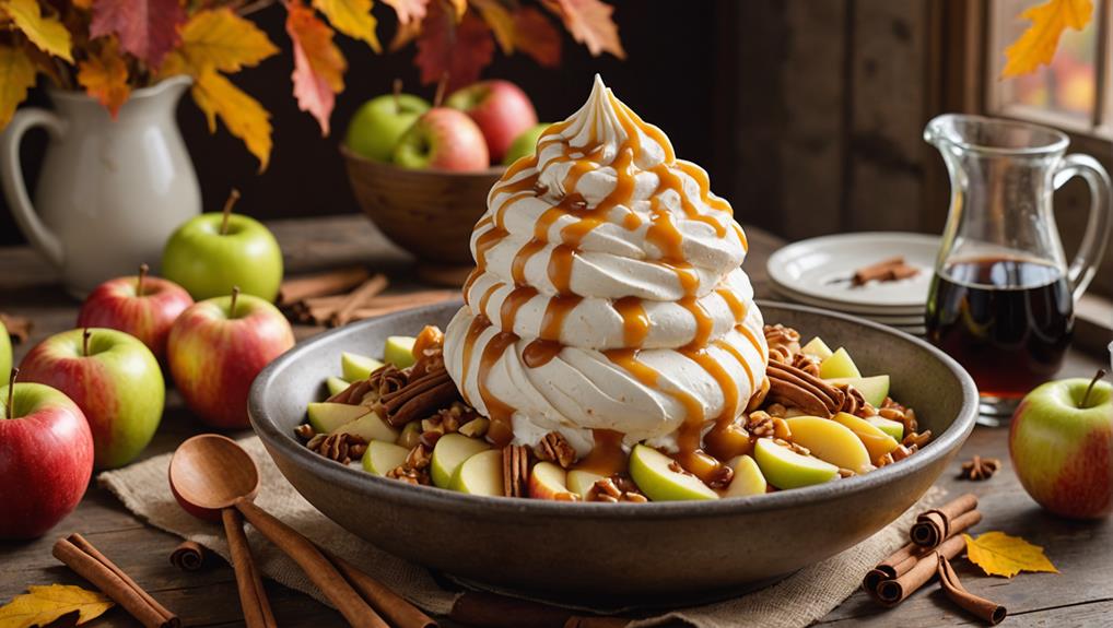 autumn inspired frozen yogurt recipe
