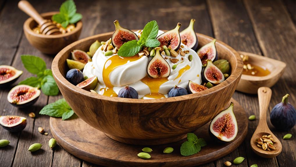 creamy frozen yogurt treat