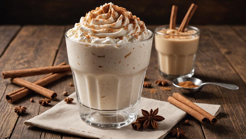 horchata inspired cocktail creation