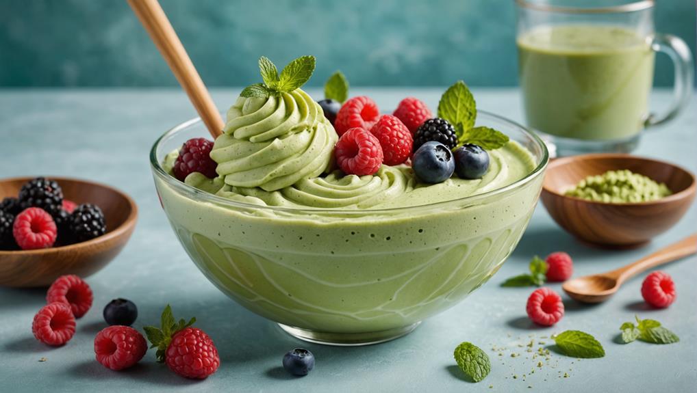 matcha and yogurt pairing