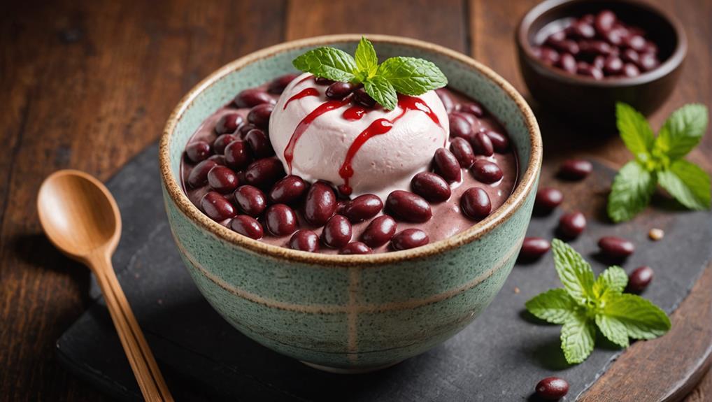 red bean frozen yogurt