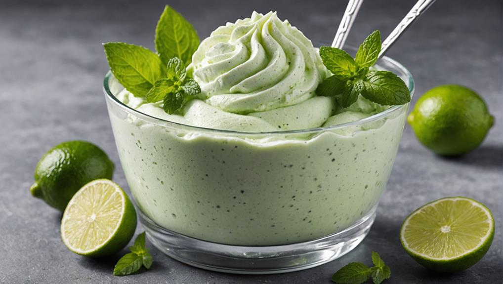 refreshing mojito frozen yogurt