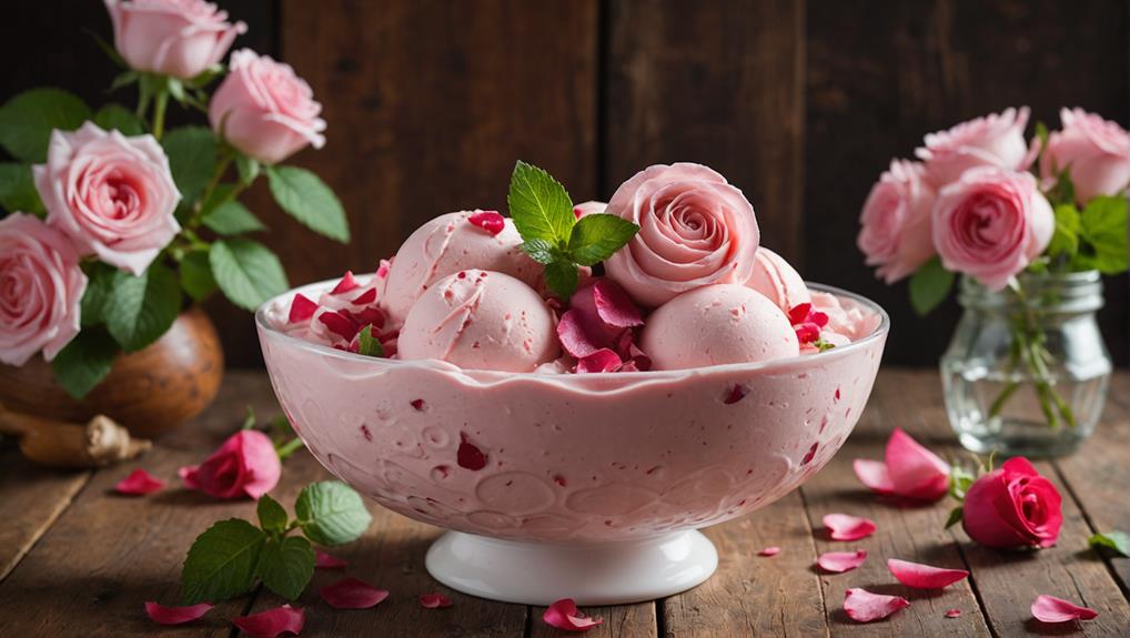 rose infused frozen yogurt recipe