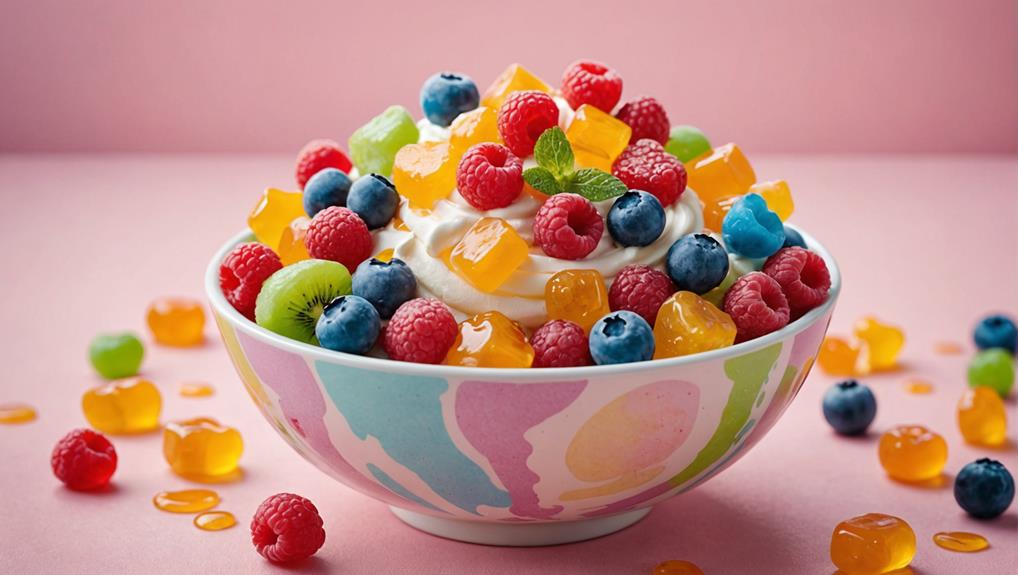 sweet frozen yogurt treat