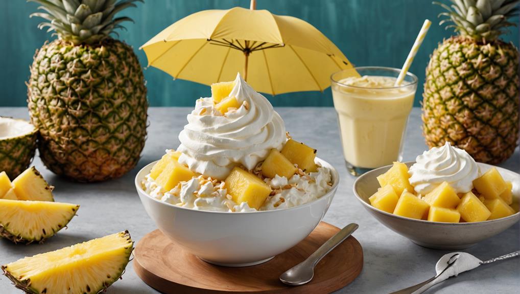 tropical pi a colada yogurt