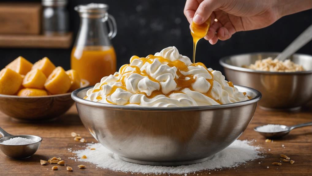 whipping up a recipe